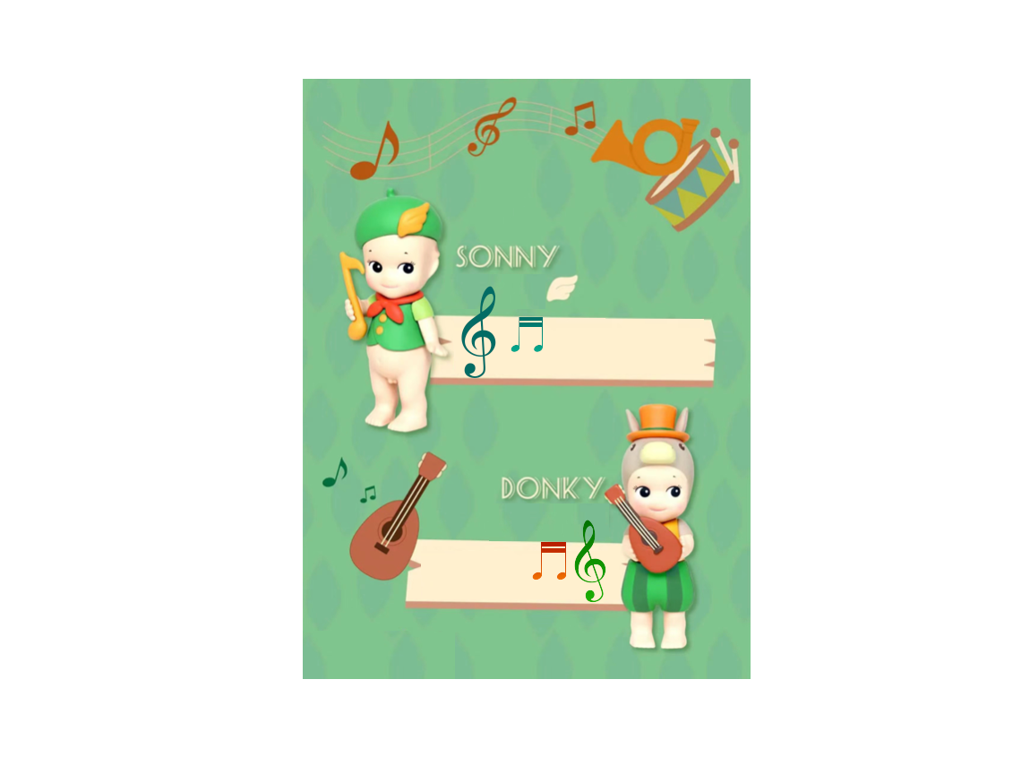 Sonny Angel Town Musicians